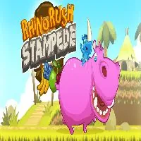 Rhino Rush Stampede - OvO Unblocked
